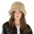 Bonnet en fourrure - Gårda Piatra Faux Fur Hat (beige)
