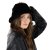 Bonnet en fourrure - Gårda Valea Faux Fur Hat (noir)