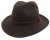Chapeaux - Gårda Tropea Fedora Wool Hat (marron)