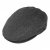 Casquette gavroche/irlandaise - Jaxon Herringbone Flat Cap (gris foncé)