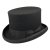 Chapeaux - Mid-Crown Top Hat (noir)