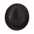 Chapeaux - Crushable Pinch Crown Fedora (noir)