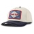Casquette - Black River Atlanta Cotton Snapback (blanc cassé/bleu marine)