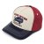 Casquette - Black River Buffalo Trucker (crème/rouge/bleu)