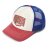 Casquette - Black River Frontier Trucker (blanc cassé/bleu/rouge)