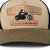 Casquette - Black River Motorcycle Trucker (beige/noir/vert)