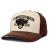 Casquette - Black River Cow Trucker (crème/brun)