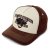 Casquette - Black River Cow Trucker (crème/brun)