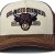 Casquette - Black River Cow Trucker (crème/brun)