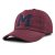 Casquette - Gårda Letter Cap 'M' (bordeaux/bleu)
