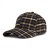 Casquette - Gårda Varel Checkered Cap (noir/marron)