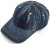Casquette - Gårda Distressed Denim Baseball Cap (bleu foncé)