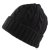 Bonnet - Gårda Bad Gastein Cable Knit Wool Mix Beanie (noir)