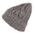 Bonnet - Gårda Bormio Cable Knit Wool Mix Beanie (gris/beige)