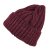 Bonnet - Gårda Bormio Cable Knit Wool Mix Beanie (bourgogne)