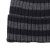 Bonnet - Gårda Davos Striped Merino Wool Beanie (gris/noir)