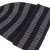 Bonnet - Gårda Davos Striped Merino Wool Beanie (gris/noir)