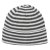 Bonnet - Gårda Saint-Gervais Striped Wool Mix Beanie (gris foncé/blanc)