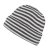 Bonnet - Gårda Saint-Gervais Striped Wool Mix Beanie (gris foncé/blanc)