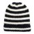 Bonnet - Gårda Isfjord Slouch Beanie (noir/blanc)