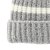 Bonnet - Gårda Les Deux Alpes Striped Merino Mix Beanie (gris/blanc)