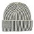Bonnet - Gårda Megève Striped Cashmere Mix Beanie (gris/blanc)