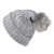 Bonnet - Gårda Saas-Fee Cable Knit Wool Mix Beanie (gris)