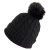 Bonnet - Gårda Saas-Fee Cable Knit Wool Mix Beanie (noir)