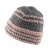 Bonnet - Gårda Verbier Striped Wool Mix Beanie (gris/rose)