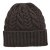 Bonnet - Gårda Villars Cable Knit Wool Mix Beanie (brun)