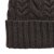 Bonnet - Gårda Villars Cable Knit Wool Mix Beanie (brun)