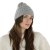 Bonnet - Gårda Bad Gastein Cable Knit Wool Mix Beanie (gris)