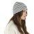 Bonnet - Gårda Saint-Gervais Striped Wool Mix Beanie (gris foncé/blanc)