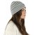 Bonnet - Gårda Saint-Gervais Striped Wool Mix Beanie (gris foncé/blanc)