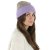 Bonnet - Gårda St. Moritz Merino Wool Beanie (violet/beige)
