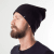 Bonnet - Jaxon Oversized Rib Knit Beanie (Noir)