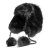 Bonnet en fourrure - Gårda Tortel Faux Fur Trapper Hat (noir)