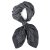 Foulard - Gårda Lourdes Satin Scarf (noir)