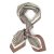 Foulard - Gårda Narbonne Satin Scarf (marron/blanc)
