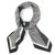 Foulard - Gårda Narbonne Satin Scarf (noir/blanc)