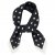 Foulard - Gårda Polka Dot Satin Scarf (noir)