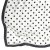 Foulard - Gårda Polka Dot Satin Scarf (blanc)