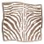 Foulard - Gårda Zebra Satin Scarf (marron)