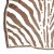 Foulard - Gårda Zebra Satin Scarf (marron)