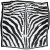 Foulard - Gårda Zebra Satin Scarf (noir)