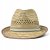 Chapeau de paille - Gårda Agulo Natural Straw Trilby (naturel/crème)