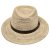 Chapeau de paille - Gårda Funchal Raffia Fedora (naturel clair/brun foncé)