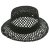 Chapeau de paille - Gårda Granada Sun Hat (noir)