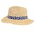 Chapeau de paille - Gårda Lanzarote Fedora (naturel/bleu)