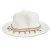 Chapeau de paille - Gårda Nerja Fedora (blanc)